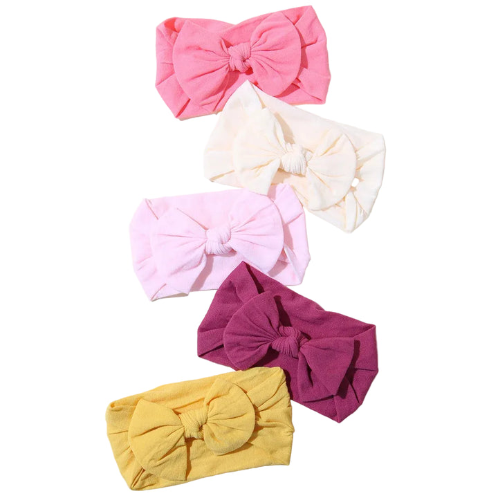 Luxury Baby Bow Headband Set  (Pack of 5)
